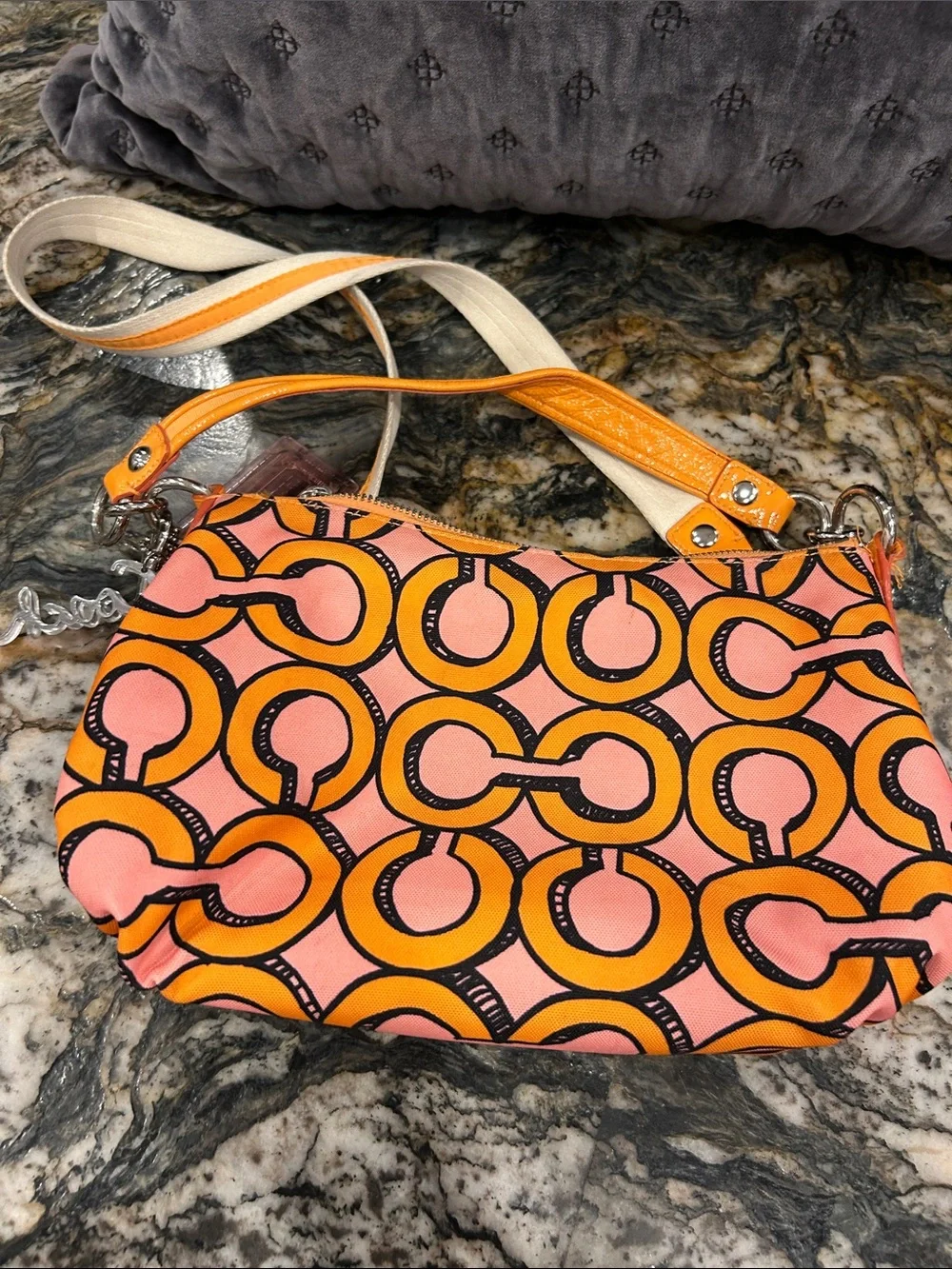 Coach Y2K Orange and Pink Poppy Collection